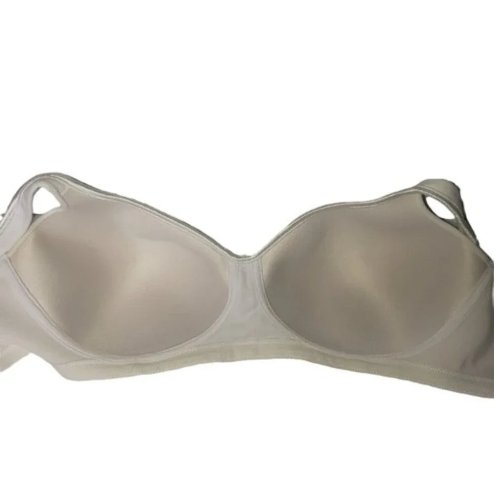 WHITE VANITY FAIR BODY CARESS WIRELESS BRA 42C